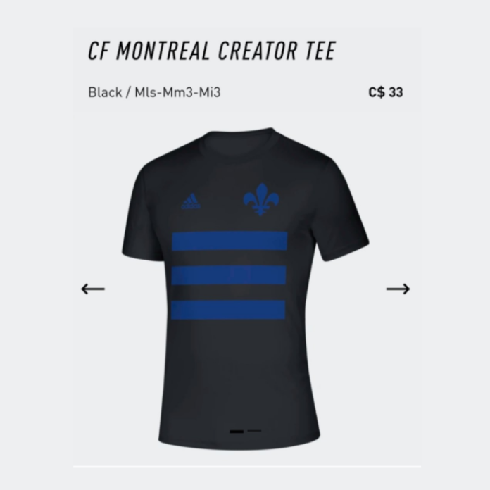 cf montreal maillot adidas impact fc