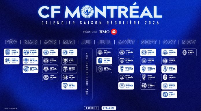 Un calendrier 2026 qui ne laisse aucune marge au CF Montréal cf montreal calendrier